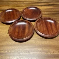 ★天然木製　木皿　4枚セット★