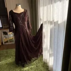 ダークブラウン 社交ダンスレッスンウェア