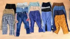 子ども服100サイズ　男の子 秋冬服　長ズボンなどまとめ売り 17点