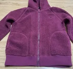 gymphlex ジムフレックス ボアパーカー　パープル　14 Mサイズ