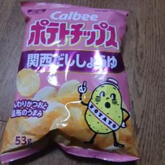 カルビー ポテトチップス 関西だししょうゆ 53g