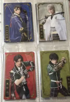 刀剣乱舞 ウエハース 三日月宗近 鶴丸国永 豊前江 篭手切江