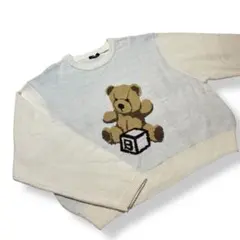 ✨Boka nii Bear✨ショートレングスニット　アイボリー　Free
