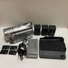 動作品ジャンク】ケース付 SONY DCR-VX700 ビデオカメラ - メルカリ