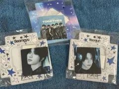 【3個セット】TXT バンダイ スクエアフォトシールケース ヨンジュン ボムギュ