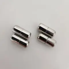 【結ばない靴ひもカプセル 4個】グレー　スニーカー　留め具のサムネイル