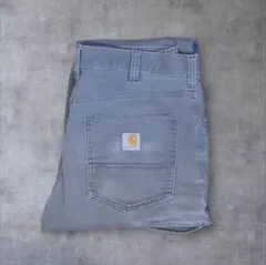 も*ち様 Carhartt グレー ワークパンツ　RELAXED FIT　34×