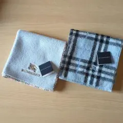 BURBERRY タオルハンカチ 2枚セット