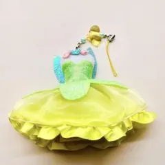 ディズニープリンセス ティンカーベル ドレスモチーフ スマホクリーナーストラップ