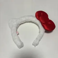 Hello Kitty カチューシャ ホワイト レッド