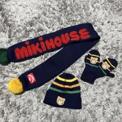 MIKIHOUSE BABY マフラー 手袋 帽子 3点セット