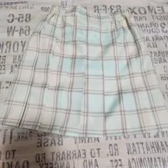 チェック柄プリーツスカート 160cm