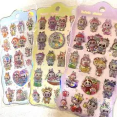 ラブブ　ぷくぷくシール