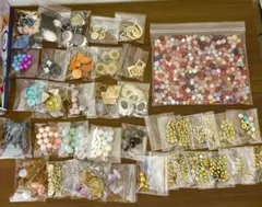 【大特価】ピアスDIY ビーズ・チャームセット【赤字覚悟！】