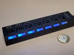USBハブ 7ポート ブラック