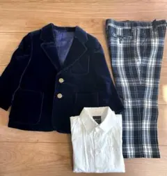 【美品】男の子 フォーマルスーツ 100★3点セット★スリーセブン➕コムサ