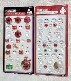 Disney♡ベイマックス ボンドロ ぷくぷく 立体 シール 2枚セット❣️
