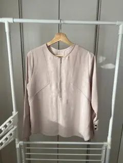 EMMEL REFINES　EM ステッチ＆ジップ 2WAY ブラウス