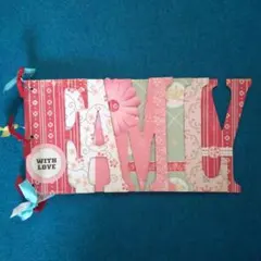 スクラップブッキングアルバム ファミリー ハンドメイド