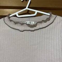 axes ピンク フリル襟 Tシャツ