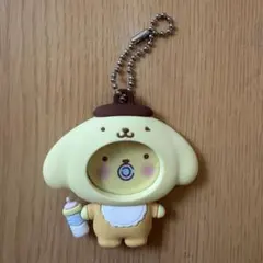 サンリオフォトバッジ付きマスコット ポムポムプリン