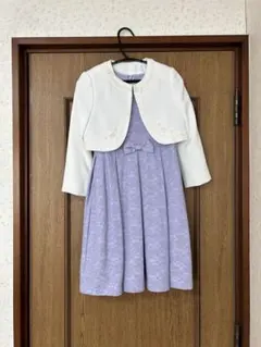 エニィファム・ラベンダー ワンピース＆カーディガン セット