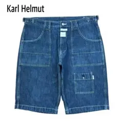 Karl Helmut デニム ショーツ ジーンズ ロゴ インディゴ LLのサムネイル