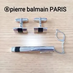 ⑧ pierre balmain PARIS ネクタイピン チェーン付き カフスのサムネイル