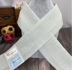 ぴーちゃん 様専用A118✨『小千谷縮』 夏用 本麻 刺繍半衿 新品