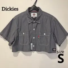 Dickies 半袖シャツ　クロップドダンガリーシャツのサムネイル