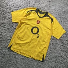 NIKE アーセナル ユニフォーム O2 イエロー XL チャンピオンパッチ付き