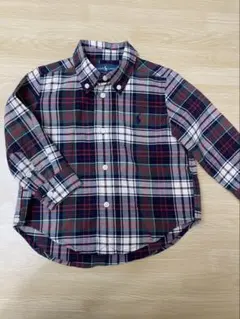 Ralph Lauren チェック柄シャツ 18M（80〜85cm）