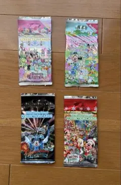 Y*u様 ディズニー コレクションカード 4パックセット