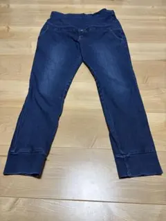 マタニティパンツ　L 柔らかジーンズ