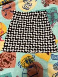 千鳥格子柄タイトスカート