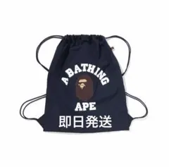 A BATHING APE 26SS COLLEGE KNAPSACK 紺のサムネイル