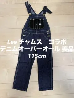 Lee チャムス　コラボ　デニムオーバーオール 美品