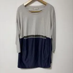 GALLARDAGALANTE バイカラー チュニック 七分袖