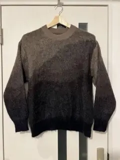【ssstein】GRADATION MOHAIR KNIT LS