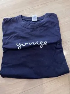 yonige ロゴ Tシャツ ネイビー