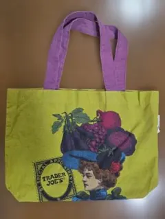 Trader Joe's フルーツ　貴婦人　メイド　エコバッグ