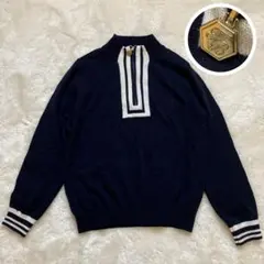 Fogliab brillante 日本製　ハーフジップ　　ゴルフウェア　刺繍