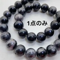 cs935/SALE！淡水パール◇染めネイビーブラック系　ラウンド形1連