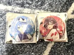 星街すいせい　AZKi缶バッジ　2個セット　ホロ花火　ホロライブ