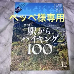 【ペッペ様専用】山と溪谷 2024年12月号 全国駅からハイキング100