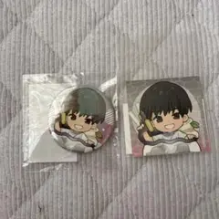 呪術廻戦 灰原雄 まるくじ ちゃぽんっ！ 缶バッジ　ステッカー