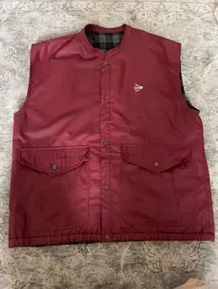 dunlop ベスト　赤