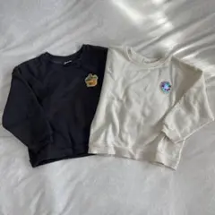 トイストーリー 裏起毛 トレーナー 2枚セット