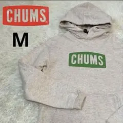 CHUMS チャムス スウェット　パーカー　ロゴ　メンズ M くるみボタンのサムネイル