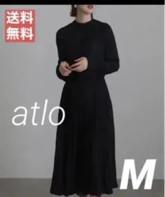 蓮*様 【美品】定価2万atlo ブラック セットアップ M ドレス　ビスチェ